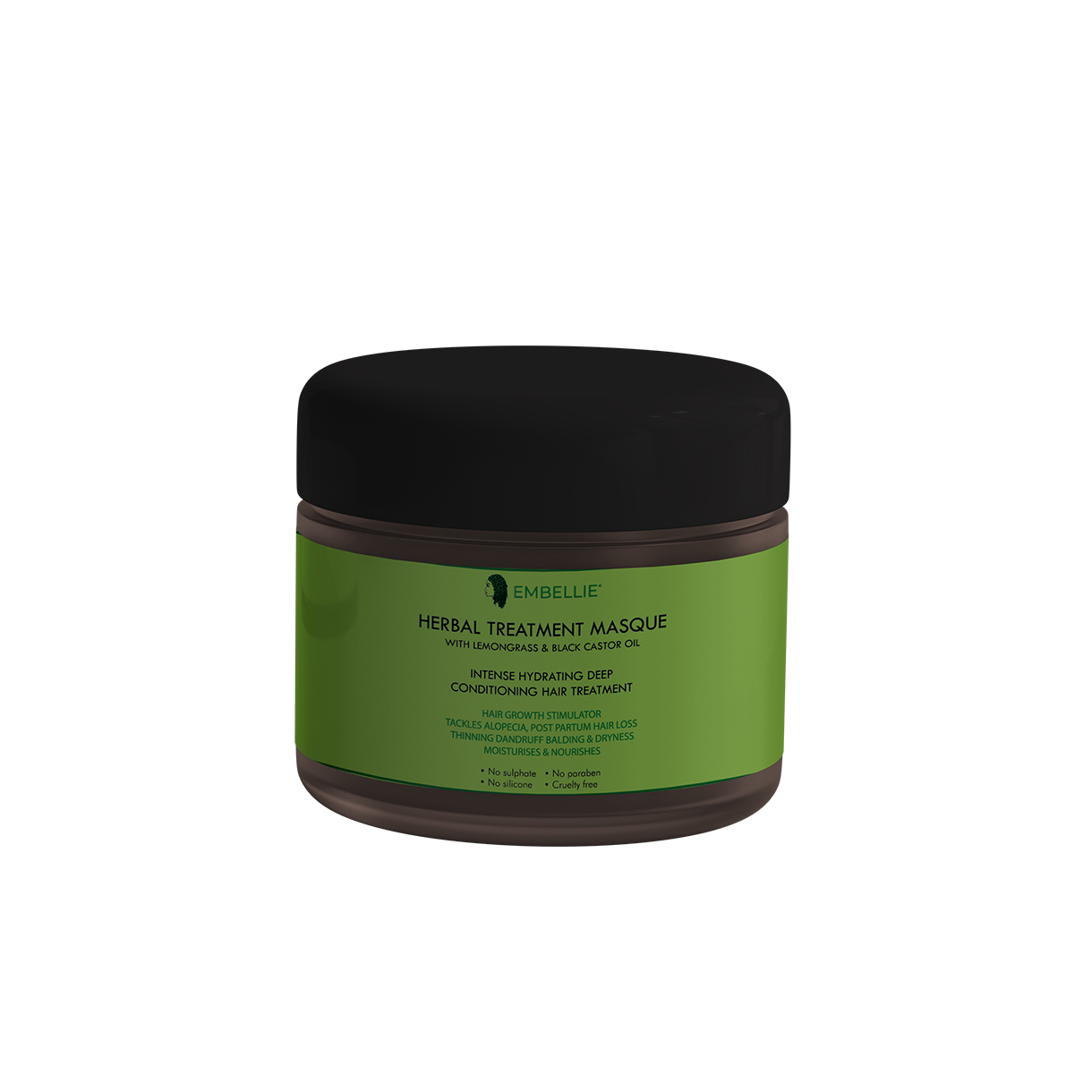 Herbal treatment masque with lemongrass & black castor oil