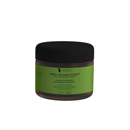 Herbal treatment masque with lemongrass & black castor oil